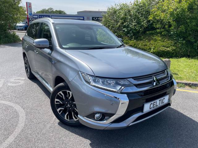 Mitsubishi Outlander 2.0h 12kWh GX4hs CVT 4WD Euro 6 (s/s) 5dr SUV Hybrid Atlantic Grey